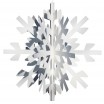 Livingly Scandinavian Snowflake Hanging Decoration - 32 cm