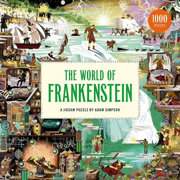 The World of Frankenstein 1000 Piece Jigsaw