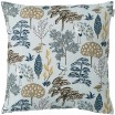 Scandinavian Fabric - Spira Flora Blue Cushion