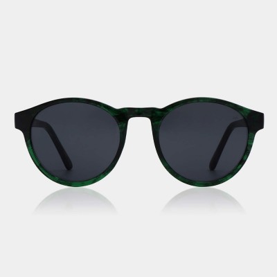 A.Kjaerbede Sunglasses - Marvin Green Marble Transparent