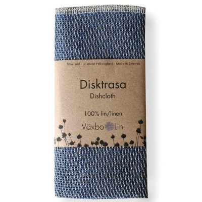 Vaxbo Linen Dishcloth - Blue