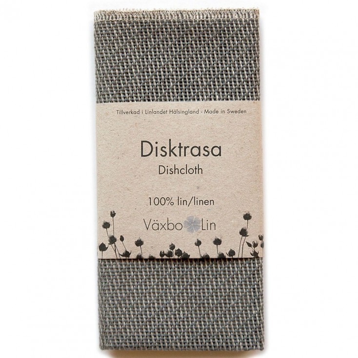 Vaxbo Linen Dishcloth - Grey
