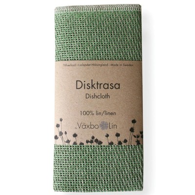 Vaxbo Linen Dishcloth - Leaf Green
