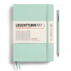 Leuchtturm1917 A5 Ruled Hardcover Notebook - Mint Green