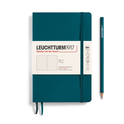 Leuchtturm1917 B6+ Dotted Softcover Notebook - Pacific Green