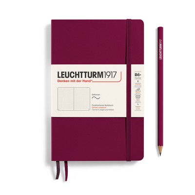Leuchtturm1917 B6+ Dotted Softcover Notebook - Port Red
