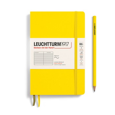 Leuchtturm1917 B6+ Ruled Softcover Notebook - Lemon