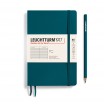 Leuchtturm1917 B6+ Ruled Softcover Notebook - Pacific Green