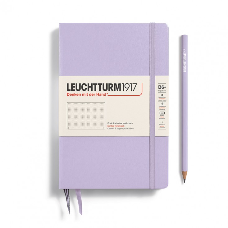 Leuchtturm1917 B6+ Hardcover Dotted Notebook - Lilac