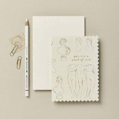 Wanderlust Paper Co. 'You Are A Work of Art' Greeting Card