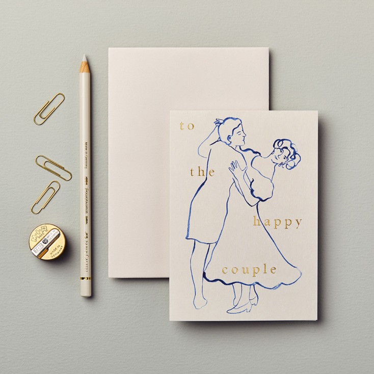 Wanderlust Paper Co. 'To the Happy Couple' Card
