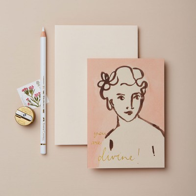 Wanderlust Paper Co. 'You Are Divine' Greeting Card