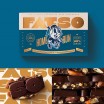 Fatso - Home Run Dark Chocolate 150g Big Bar - Salted Pretzel, Whole Almond & Honeycomb 