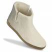Glerups Felted Wool Boots - White