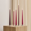 Ester & Erik Tapered Candle - Raspberry 82