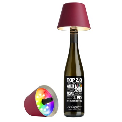 Sompex Top 2.0 RGBW Bottle Light - Bordeaux