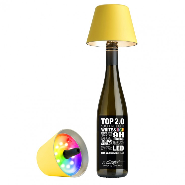 Sompex Top 2.0 RGBW Bottle Light - Yellow