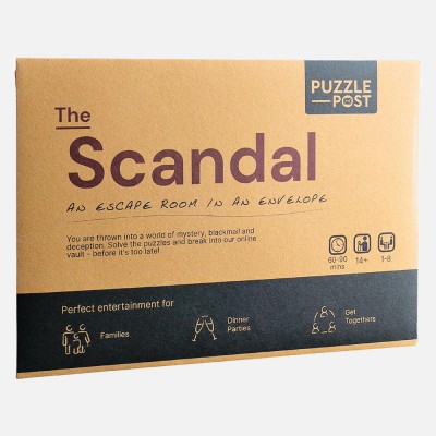 The Scandal Escape Room in an Envelope by Puzzle Post