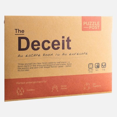 Puzzle Post Escape Room in an Envelope - The Deceit