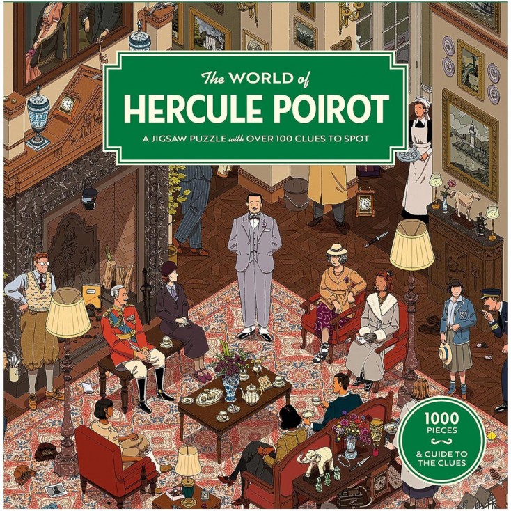 The World of Hercule Poirot 1000 Piece Jigsaw