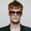 A.Kjaerbede Sunglasses - Anma Coquina Grey Transparent