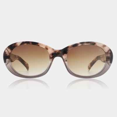 A.Kjaerbede Sunglasses - Anma Coquina Grey Transparent